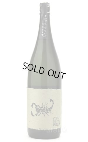 画像1: 【麦焼酎】　黒さそり　25度 1.8L