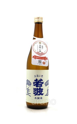 画像1: 若波　本醸造ひやおろし　首掛け有り　720ml