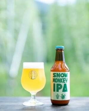 画像1: 志賀高原ビール　SNOW MONKEY IPA 銀ラベルver.　330ｍl　(冷蔵)
