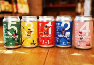 画像1: DD4D × ゴレンジャー コラボビールセット　350ml 5本セット 　(冷蔵)