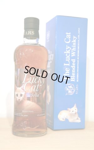 画像1: [ウイスキー]　The Lucky Cat Solla　43%　700ml　[青・化粧箱入]