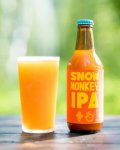 志賀高原ビール　 SNOW MONKEY IPA　オレンジラベル 　330ｍl　(冷蔵)