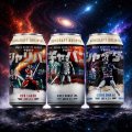 NOMCRAFT BREWING　 宇宙刑事シリーズ３種類セット　宇宙刑事ギャバン『蒸着IPA』　×　宇宙刑事シャリバン『赤射ラガー』　×　宇宙刑事シャイダー『焼結サワー』　350ｍl　3本セット　(冷蔵)