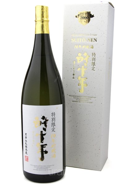 画像1: [芋焼酎]　酔十年　25度　白　1.8L　[化粧箱入] (1)