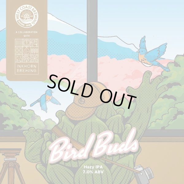 画像1: West Coast Brewing × Inkhorn Brewing 『 Bird Buds 』 / Hazy IPA 500ml (冷蔵) (1)