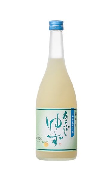 画像1: ノンアルコール　梅乃宿　あらごしゆず　720ml　　(フタが青) (1)
