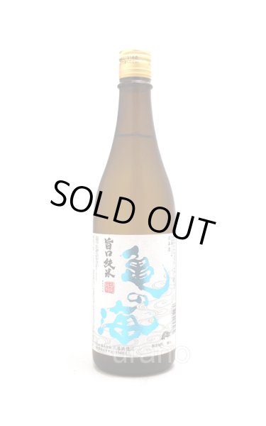 画像1: 亀の海　旨口純米　720ml (1)