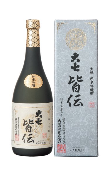 画像1: 大七　純米吟醸　皆伝 　720ml　[化粧箱入] (1)