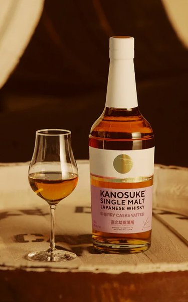 画像1: [ウイスキー]　嘉之助シングルモルト SHERRY CASKS VATTED　700ml　[化粧箱入] (1)