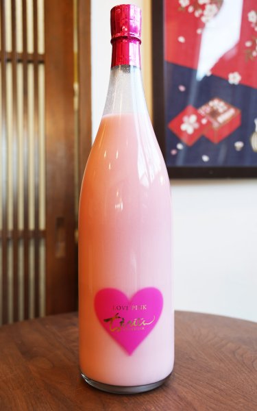 画像1: ちえびじん　LOVE PINK　にごり　1.8L　(冷蔵) (1)