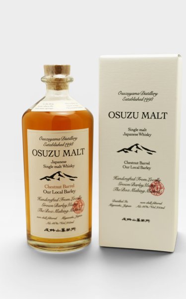 画像1: [ウイスキー]　OSUZU MALT Chestnut Barrel　/ 尾鈴山蒸留所　46度　700ml　[化粧箱入] (1)