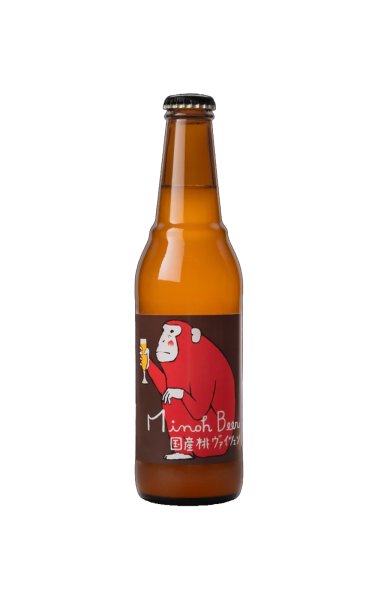 画像1: 箕面ビール　MINOH BEER 桃ヴァイツェン　白鳳　330ml　(冷蔵) (1)